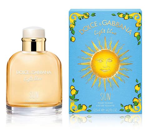 dolce gabbana light blue sun pour homme 125ml|light blue d&g men's.